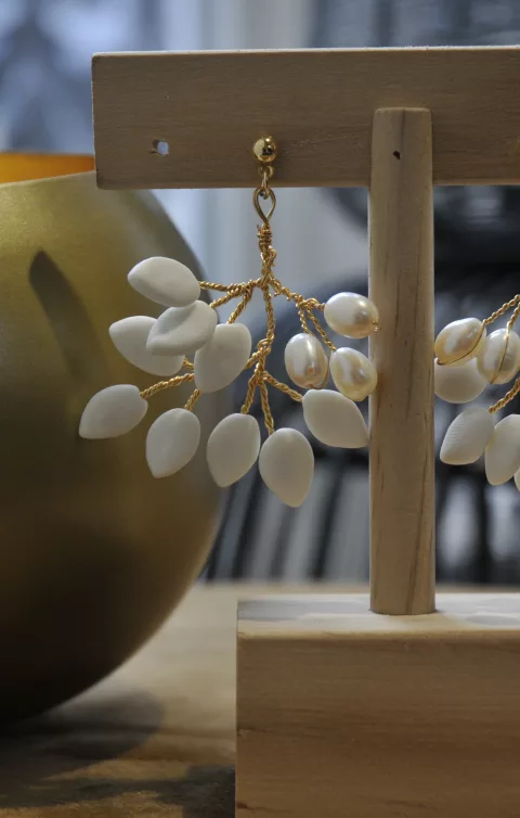 Coraly T. - boucles d'oreille bastide longues